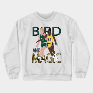 Larry Bird And Magic Johnson Crewneck Sweatshirt